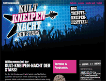 Tablet Screenshot of kult-kneipen-nacht.com